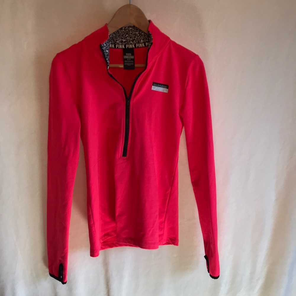 PINK Victoria’s Secret Ultimate 3/4 Zip Pullover